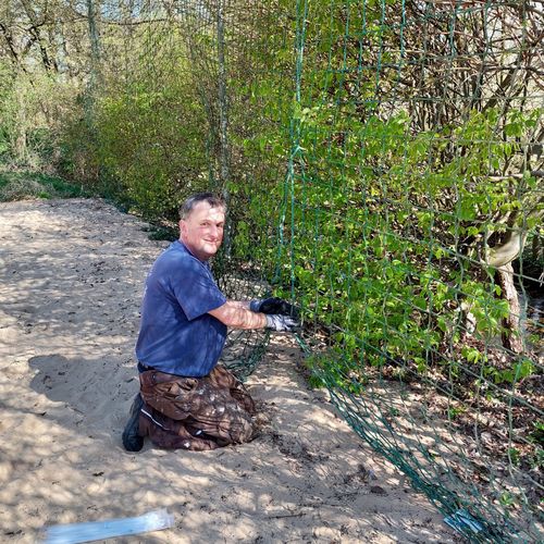 Olli - immer wieder dieses Kraut im Volleyballfeld